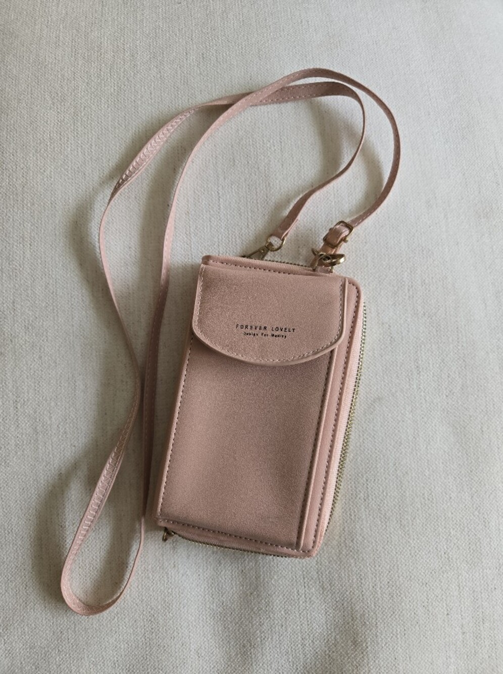 Pink Crossbody Phone Bag